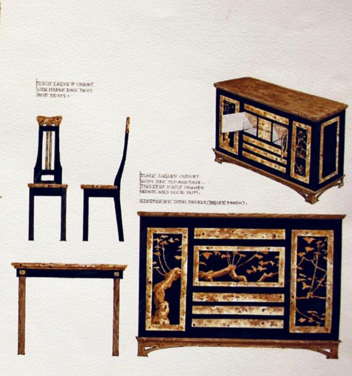 Hand painted Chinese furniture collection